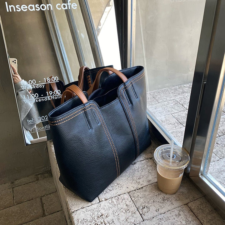 Margaret | Minimalist Vegan Leather Tote Bag 5