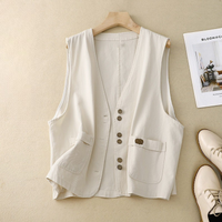 Claudia | Stylish And Versatile Button Front Utility Vest