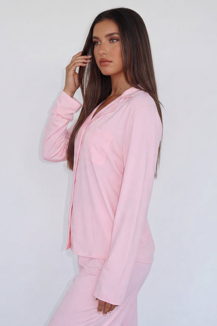 Marilyn | Elegant And Comfortable Wide-Leg Long Sleeve Pajama Set 1