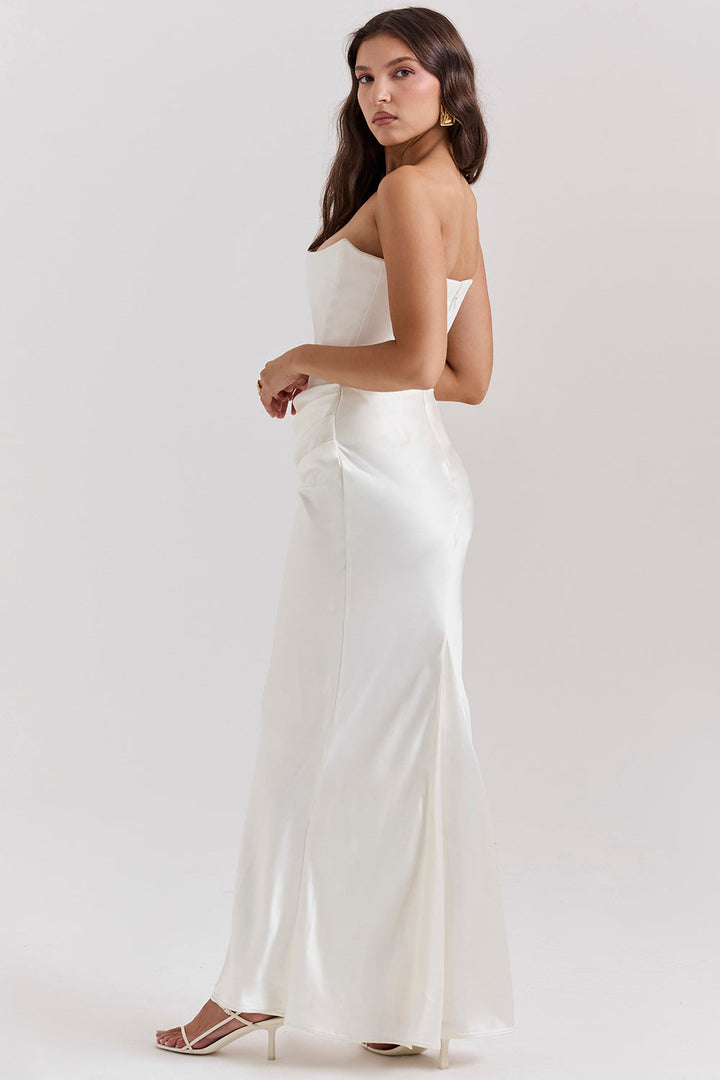 Marina | Elegant strapless corset dress 2