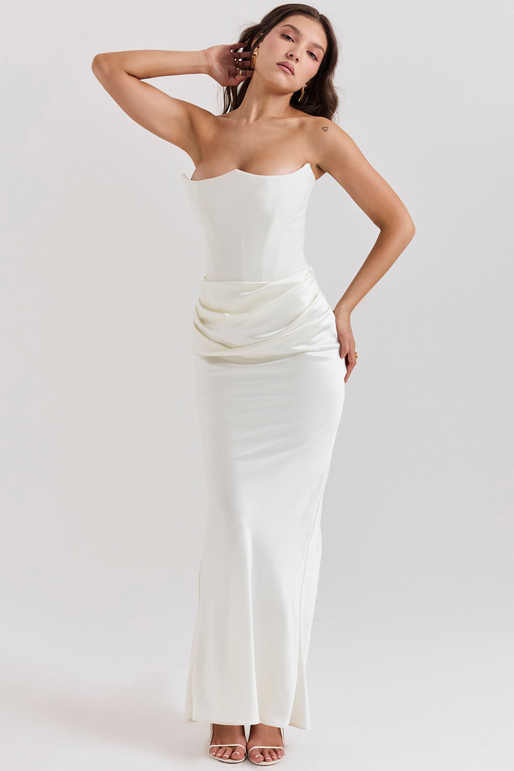 Marina | Elegant strapless corset dress 4