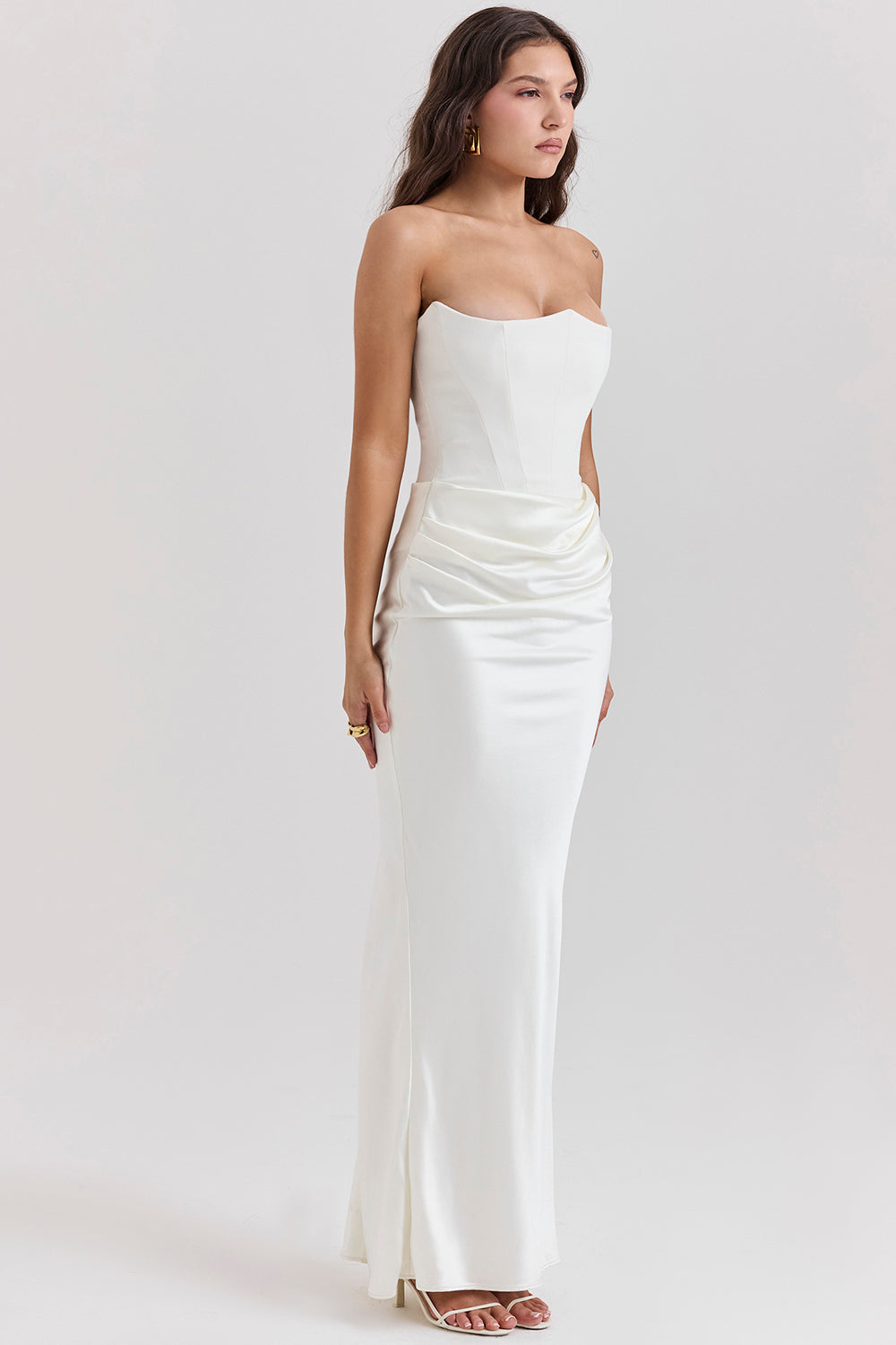 Marina | Elegant strapless corset dress 5