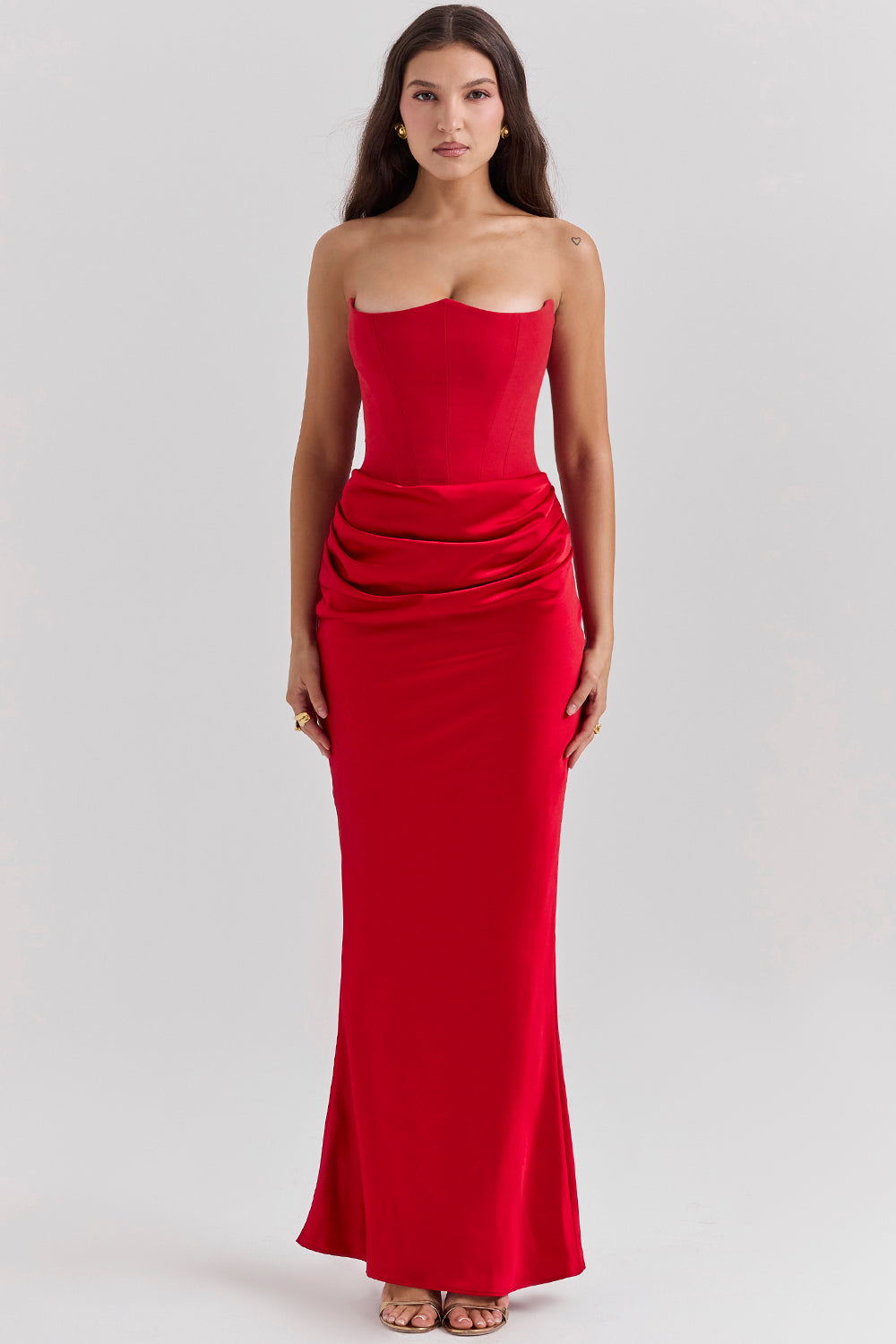 Marina | Elegant strapless corset dress 9