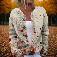 Harper | Cozy Vintage Knit Open-Front Cardigan