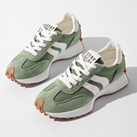 Susanne | Retro Platform Sneakers With Suede Style