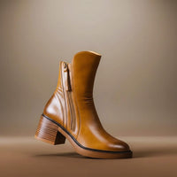 Sophia | Stylish And Comfortable Leather Ankle Boots