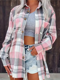 Lily | Casual Oversized Plaid Flannel Shirt