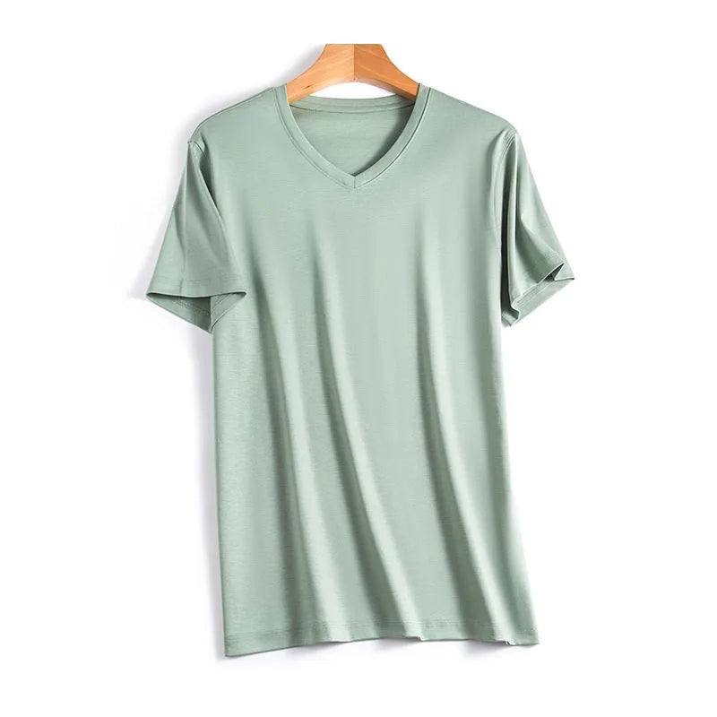 Michael | Silk half sleeve T-shirt 10