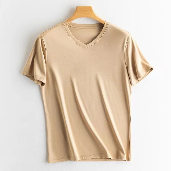 Michael | Silk half sleeve T-shirt 13