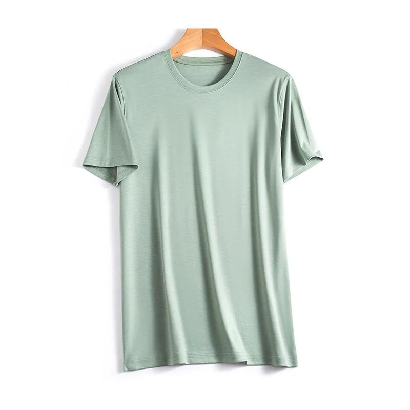 Michael | Silk half sleeve T-shirt 15
