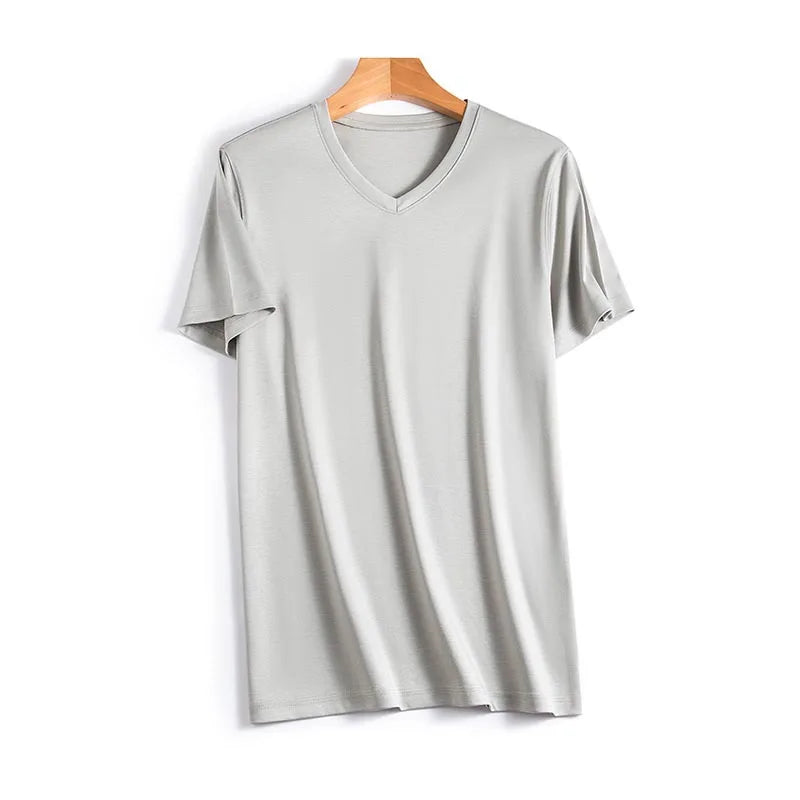 Michael | Silk half sleeve T-shirt 17