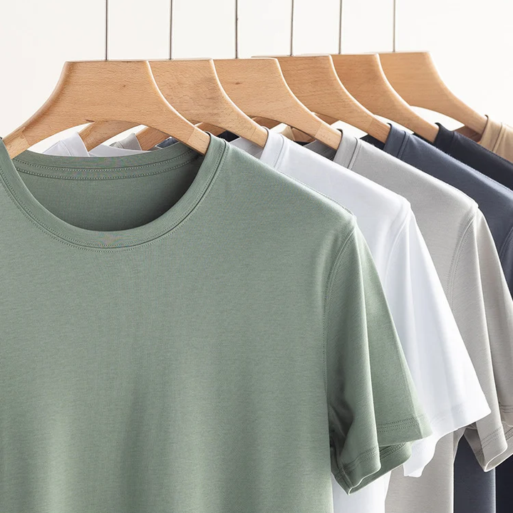 Michael | Silk half sleeve T-shirt 6