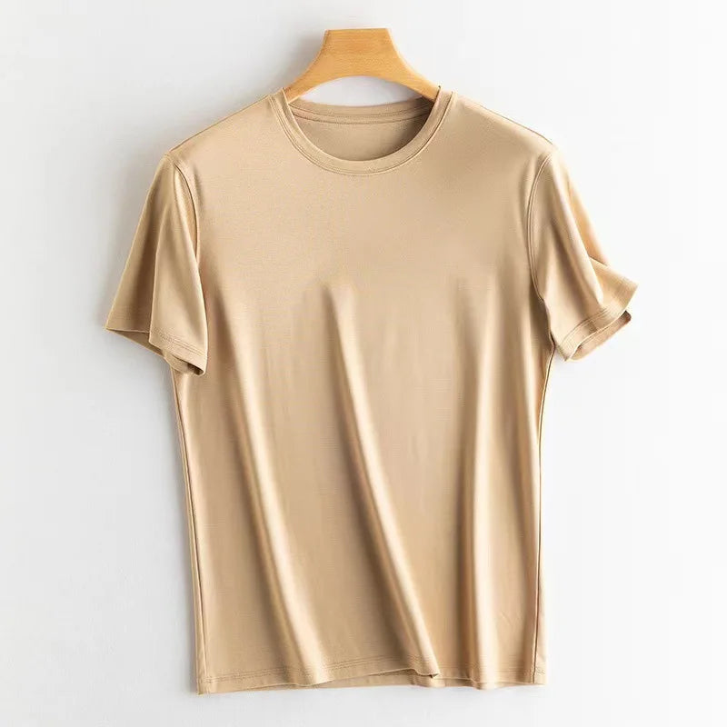 Michael | Silk half sleeve T-shirt 9
