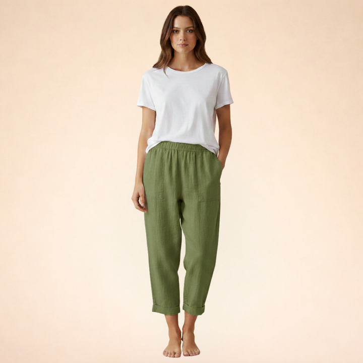 Mira | Ultra-soft trousers with side pockets 2