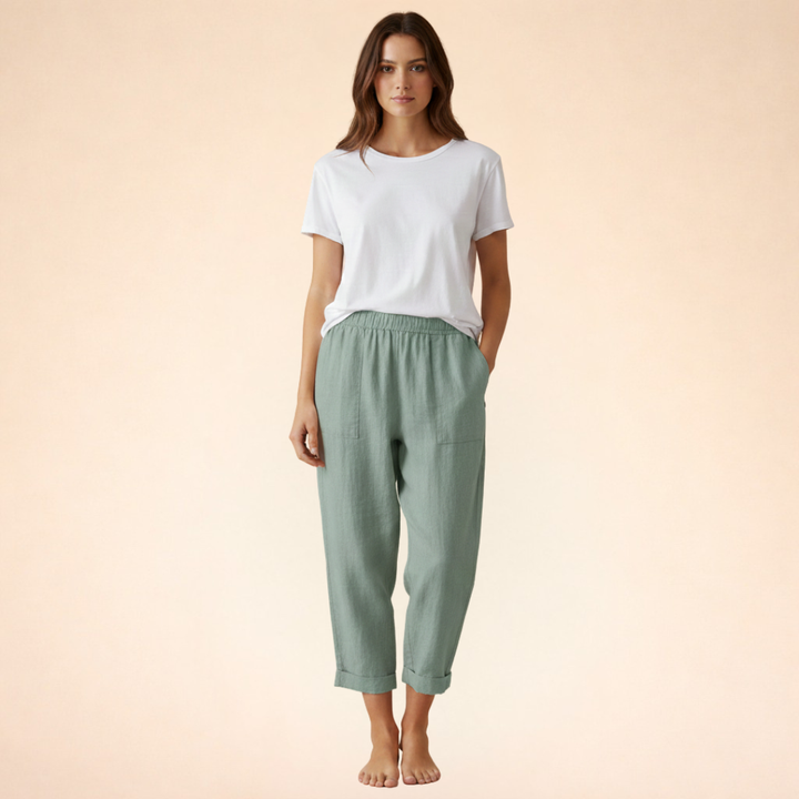 Mira | Ultra-soft trousers with side pockets 3