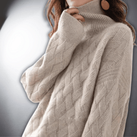 Sophia | Cozy And Elegant Oversized Turtleneck Sweater