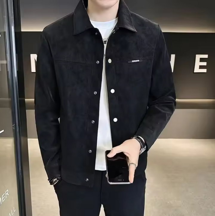 Noah | Stylish Zipper Leather Jacket 4