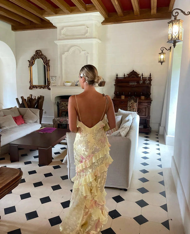 Nora | Graceful and Flowing Ruffled Maxi Dress 5