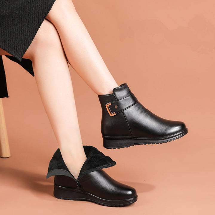 Nora | Orthopedic boots made of genuine leather 2