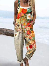 Sophia | Vibrant and Charming Floral Wide-Leg Jumpsuit