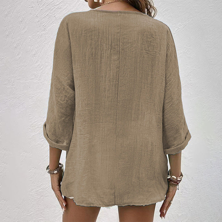 Piper | Long-sleeved V-neck T-shirt 3