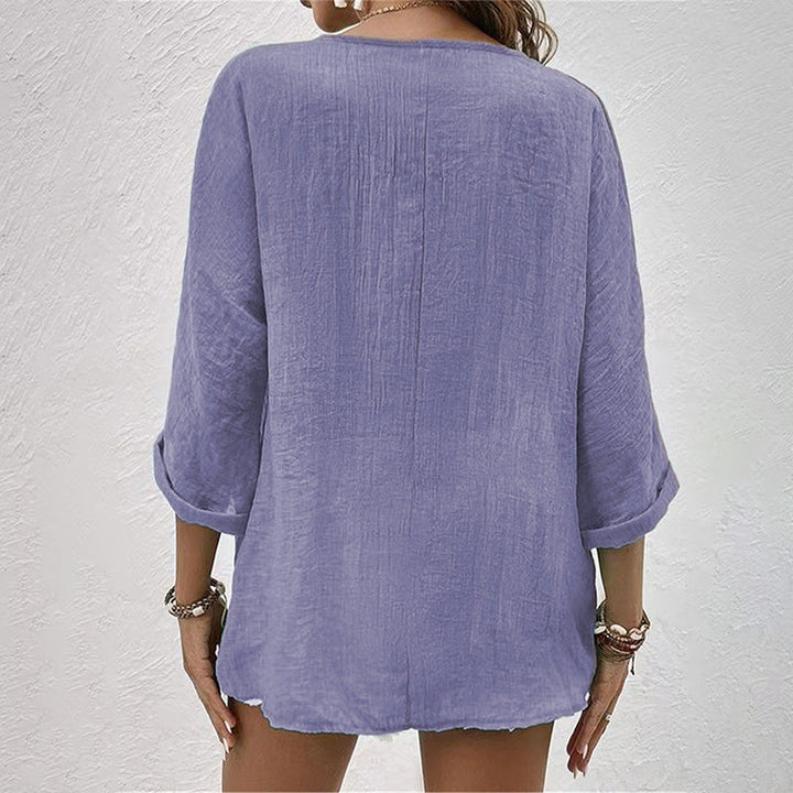 Piper | Long-sleeved V-neck T-shirt 6