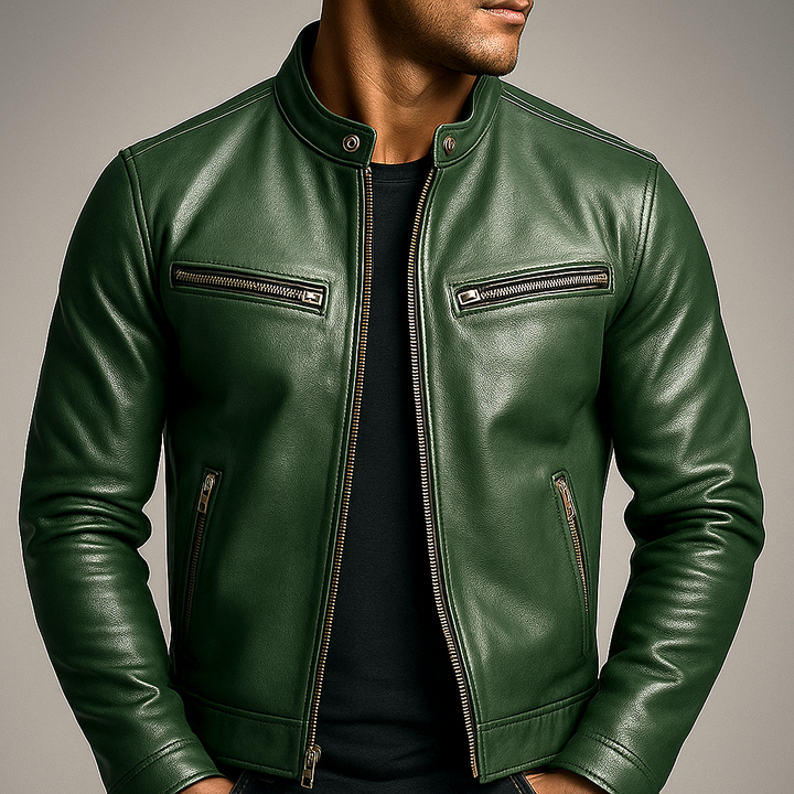 Randy | Classic Vintage Leather Jacket for Men 7