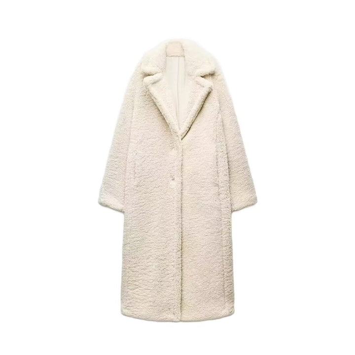 Rose | Comfortable Winter Long Teddy Coat 0