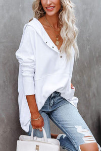 Fiona | Casual And Chic Longline Hooded Tunic Sweatshirt