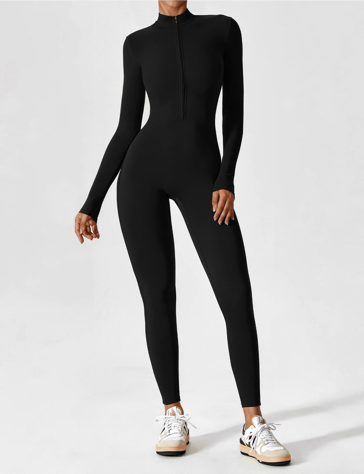 Savannah | Long  Sleeve Zipper Jumpsuit 1