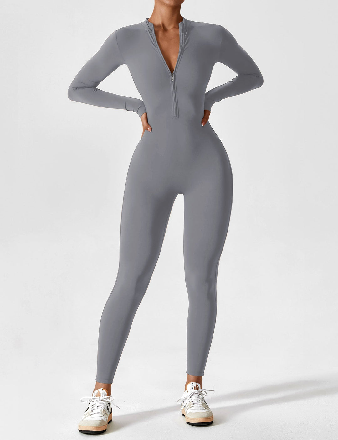 Savannah | Long  Sleeve Zipper Jumpsuit 16