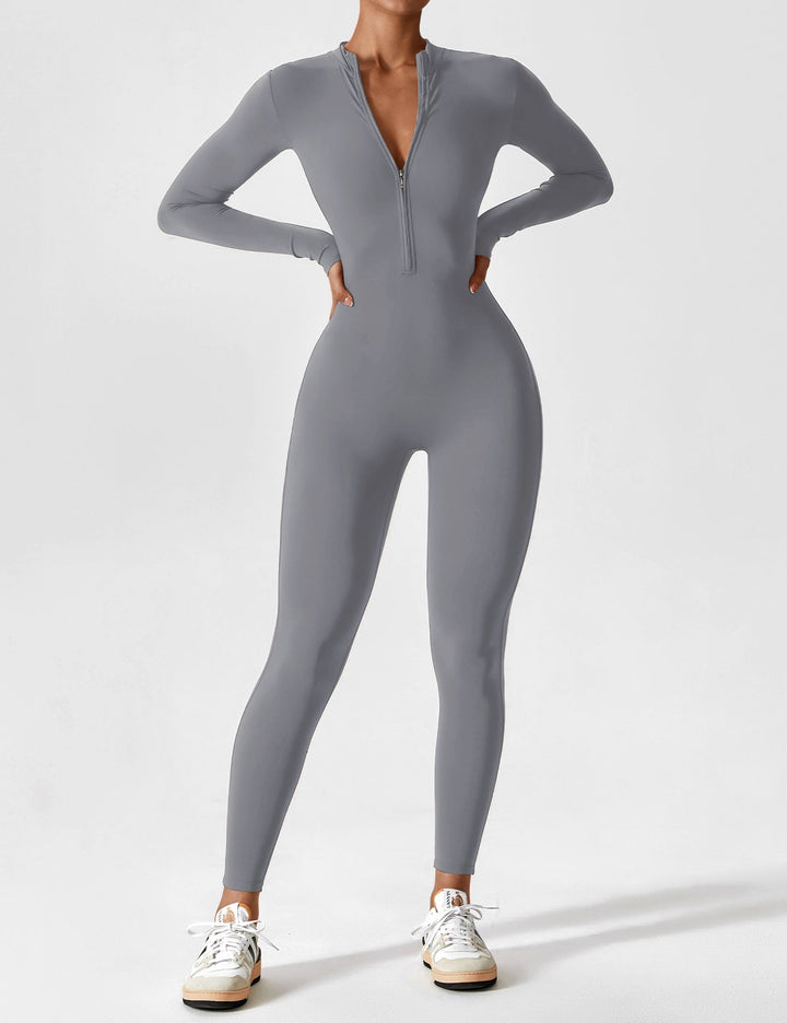Savannah | Long  Sleeve Zipper Jumpsuit 16