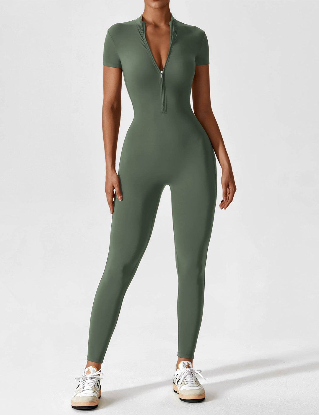 Savannah | Long  Sleeve Zipper Jumpsuit 19