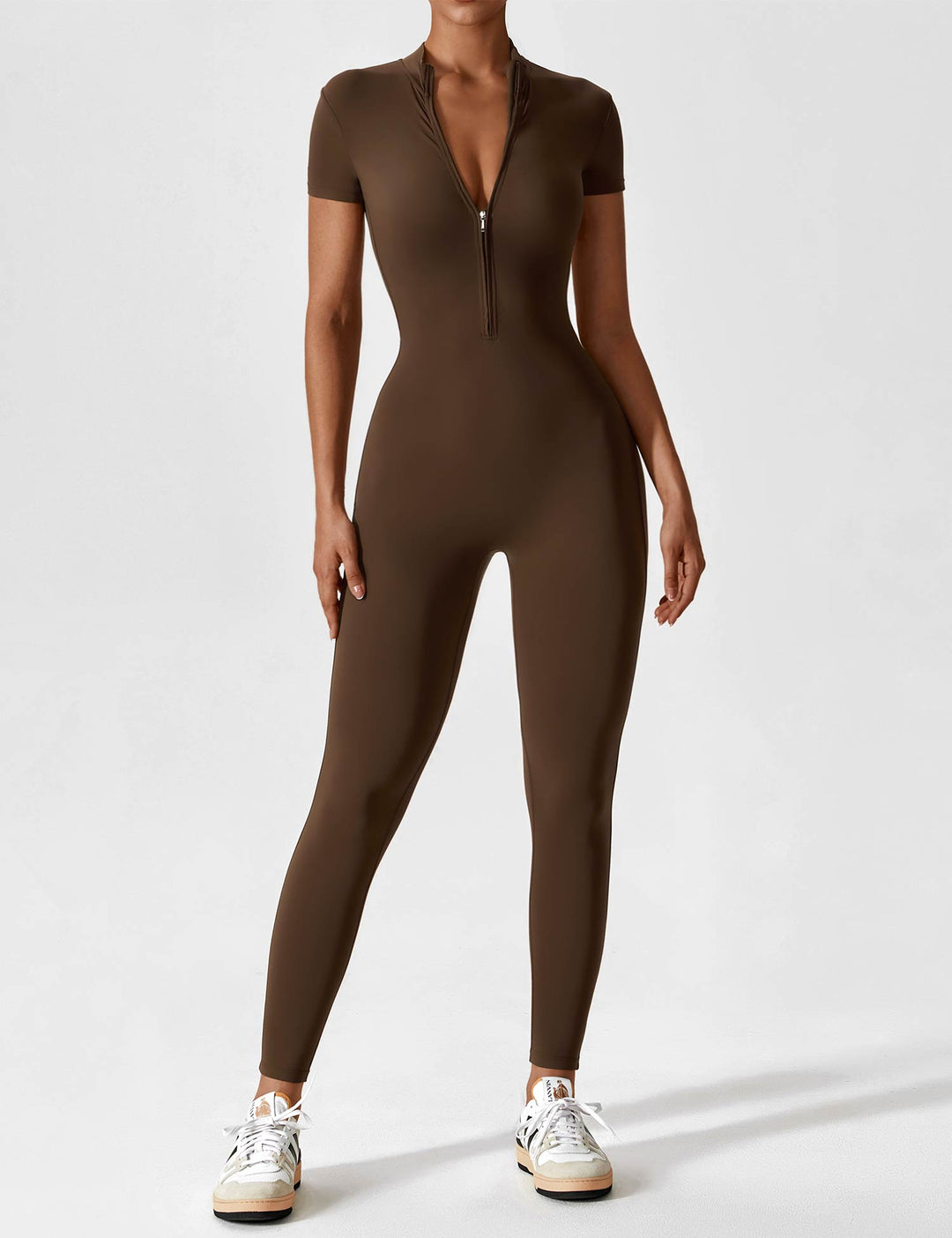 Savannah | Long  Sleeve Zipper Jumpsuit 9