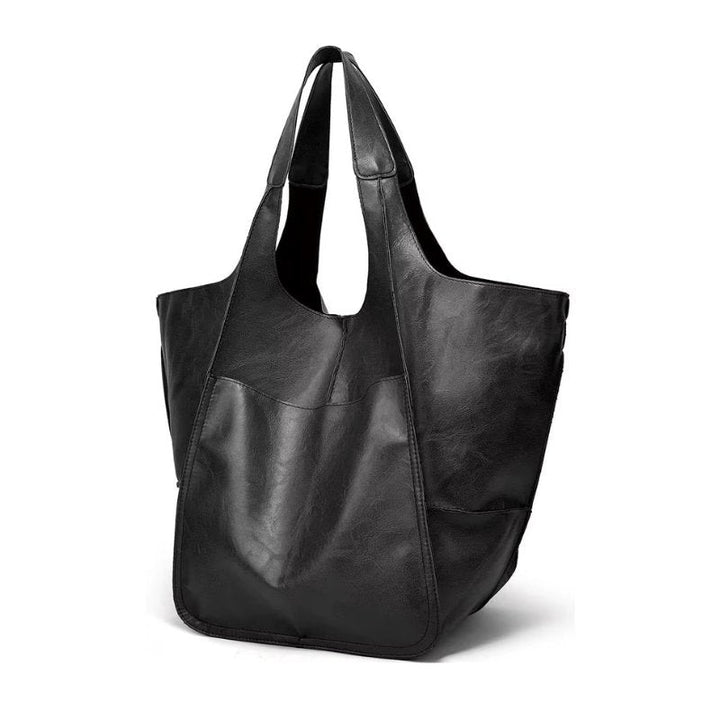 Savannah | Oversized Vegan Leather Tote Bag 11