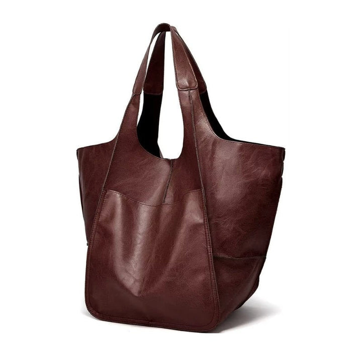 Savannah | Oversized Vegan Leather Tote Bag 9