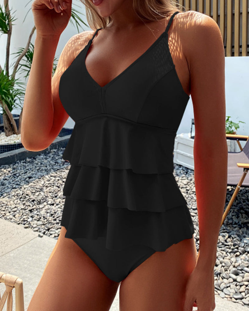 Serena | Elegant And Flattering Ruffle Swimsuit 2