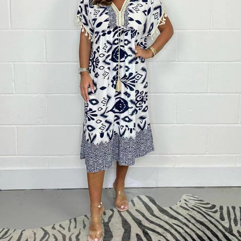 Sienna | Vibrant Bohemian A-Line Summer Dress 3