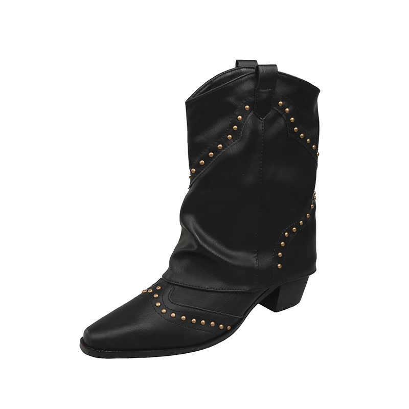 Sierra | Studded Western Cowboy Boots 0