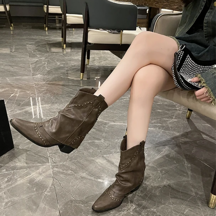 Sierra | Studded Western Cowboy Boots 1