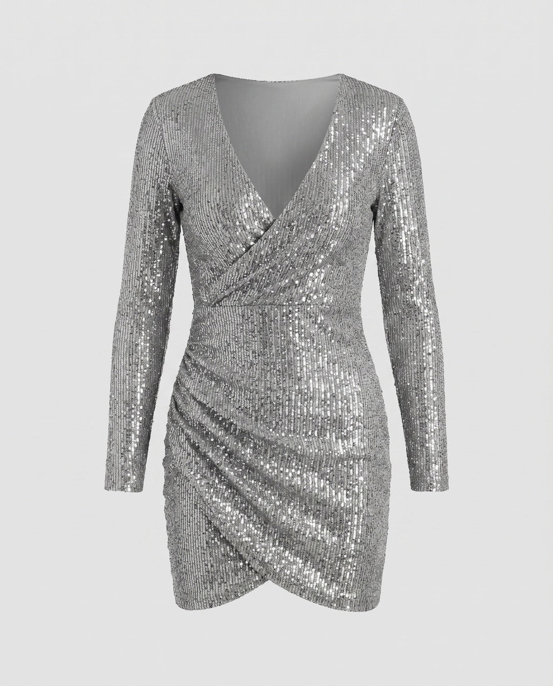 Skyler | Homecoming Dress with Wrap Detail and Ruffles 0