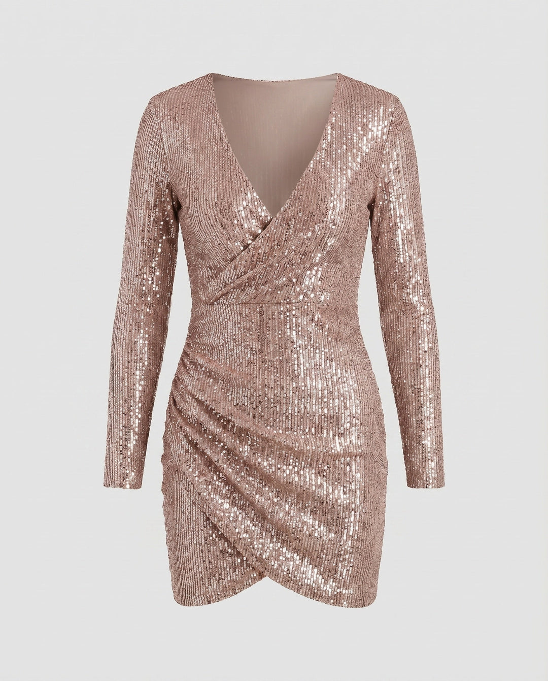 Skyler | Homecoming Dress with Wrap Detail and Ruffles 11