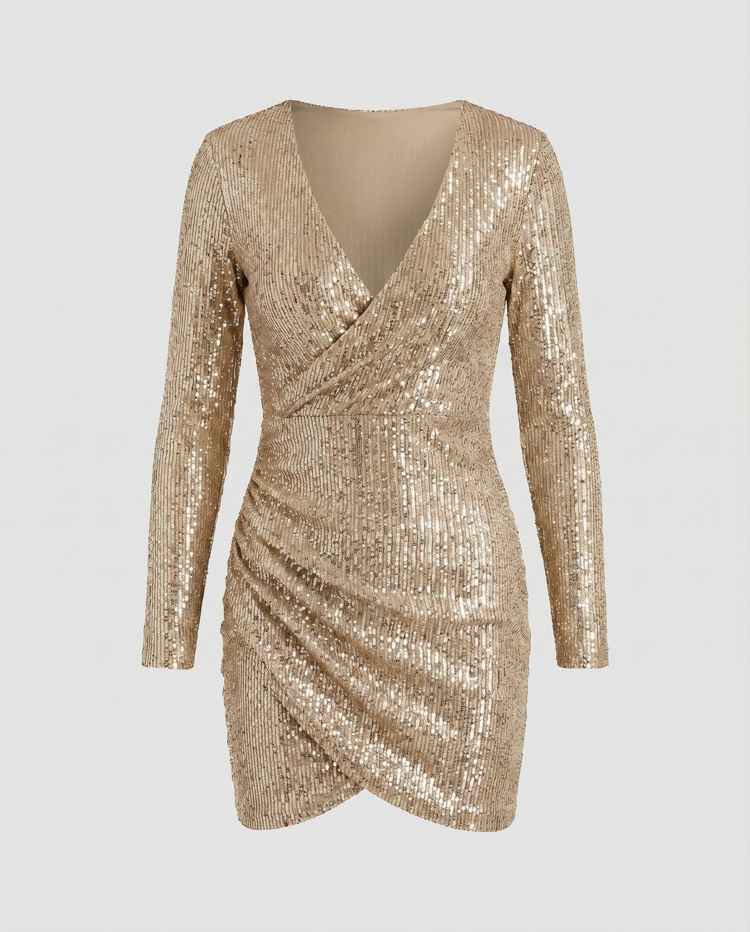 Skyler | Homecoming Dress with Wrap Detail and Ruffles 5
