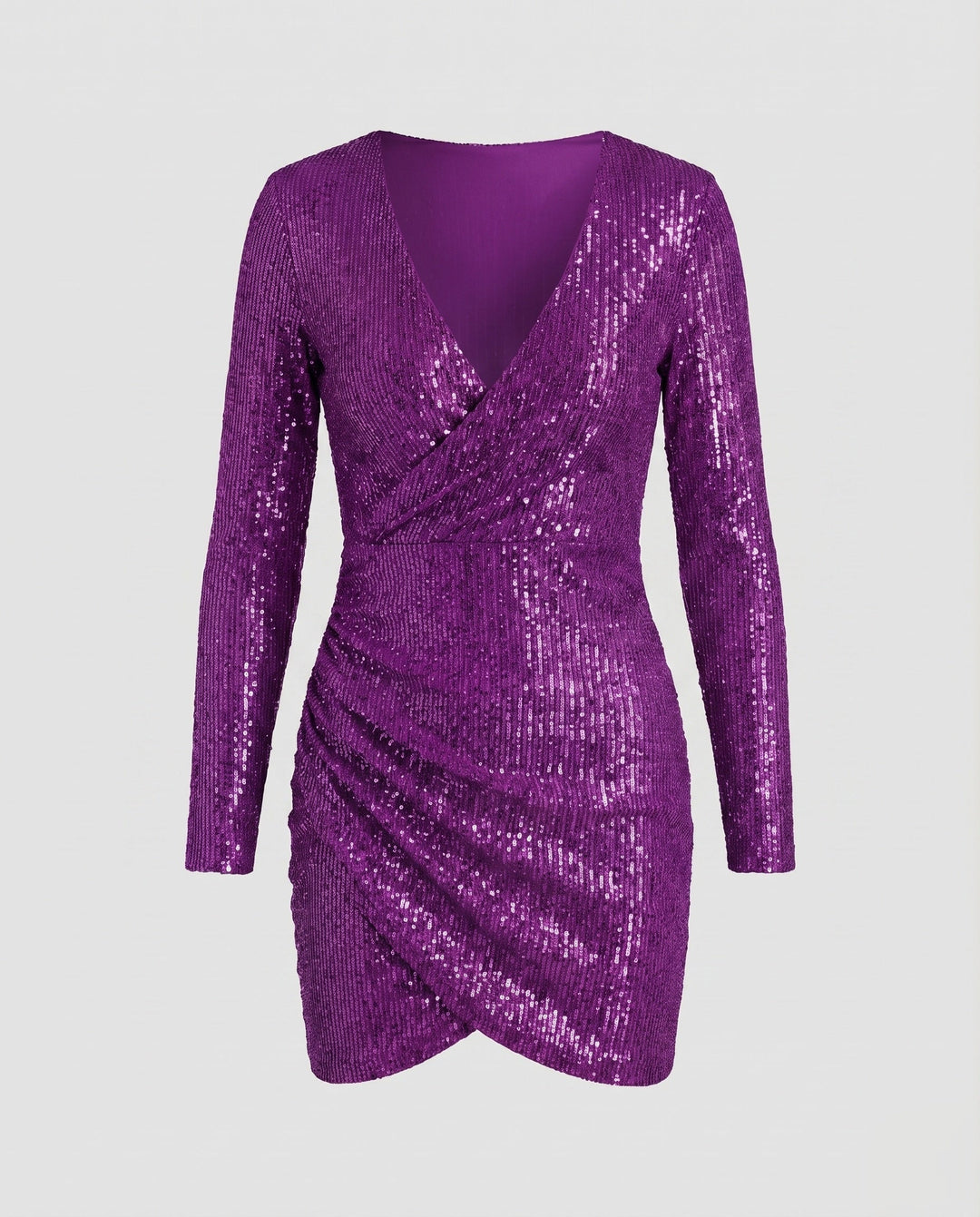 Skyler | Homecoming Dress with Wrap Detail and Ruffles 6