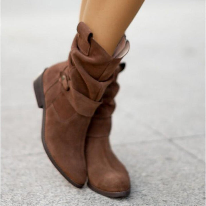 Sofia | Suede Zip Boots 2