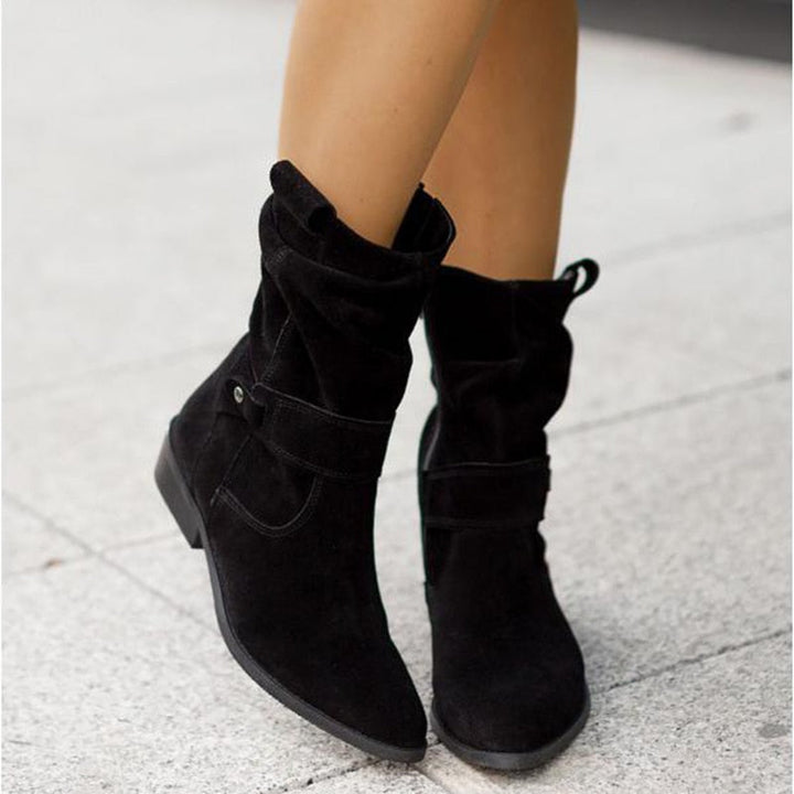 Sofia | Suede Zip Boots 3