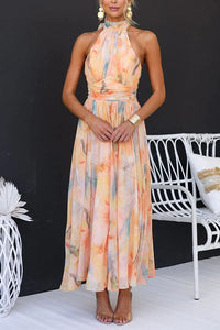 Demi | Trendy and Flowing Floral Maxi Dress