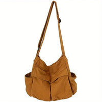 Emma | Casual Multi-Pocket Canvas Tote Bag