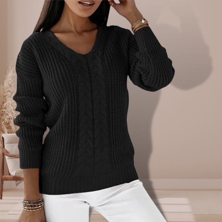 Sophie | V-neck Knitted Sweater 4