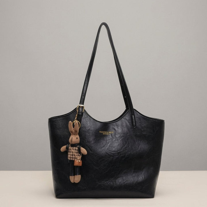 Tracy | Soft Vegan Leather Shoulder Tote Bag 6